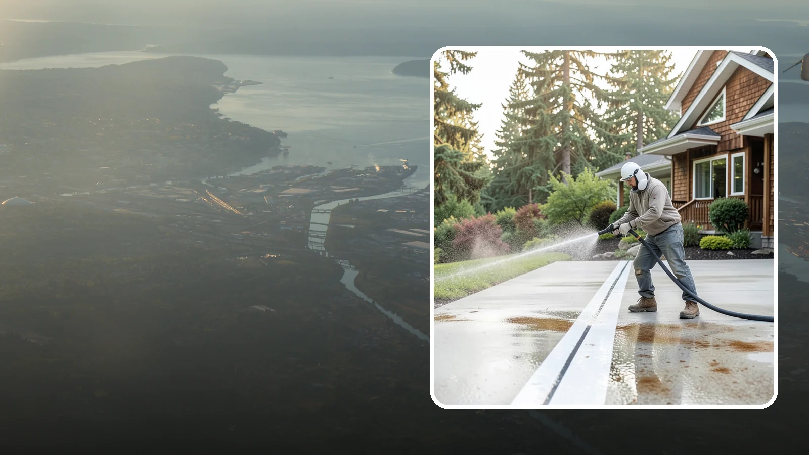Concrete Stain Removal in Fife, Pierce County, WA - Target and lift oil, rust, and tannin stains from concrete using surface-specific treatments rather than blunt pressure alone.