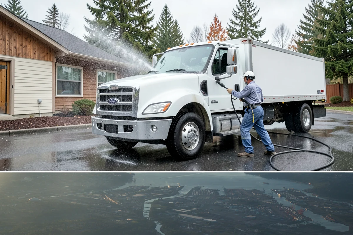 Concrete Stain Removal in Fife, Pierce County, WA - Warmer, drier days speed the chemical reactions used on stains, so scheduling between May and September delivers the strongest...