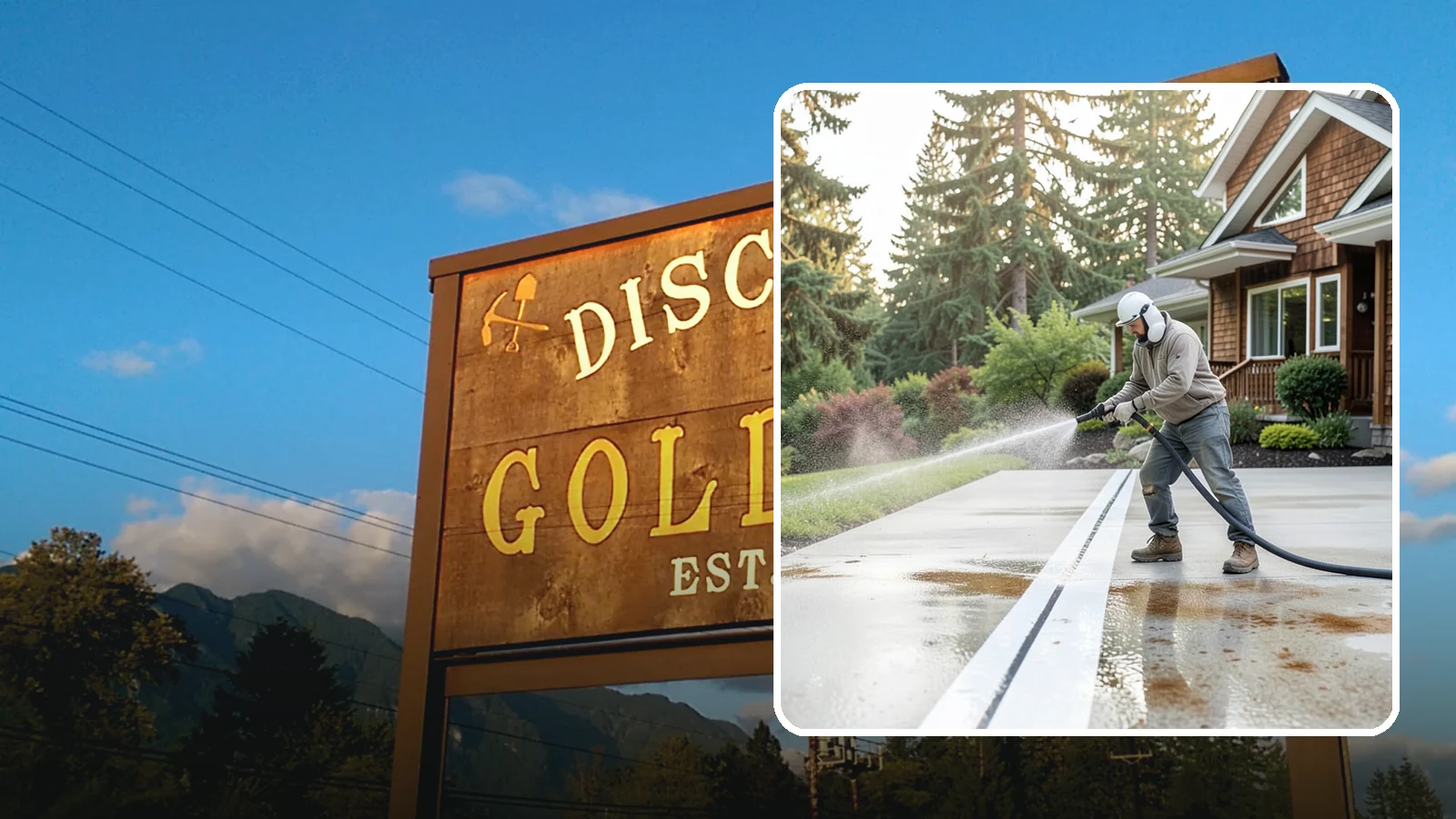 Concrete Stain Removal in Gold Bar, Snohomish County, WA - Target and lift oil, rust, and tannin stains from concrete using surface-specific treatments rather than blunt pressure alone.