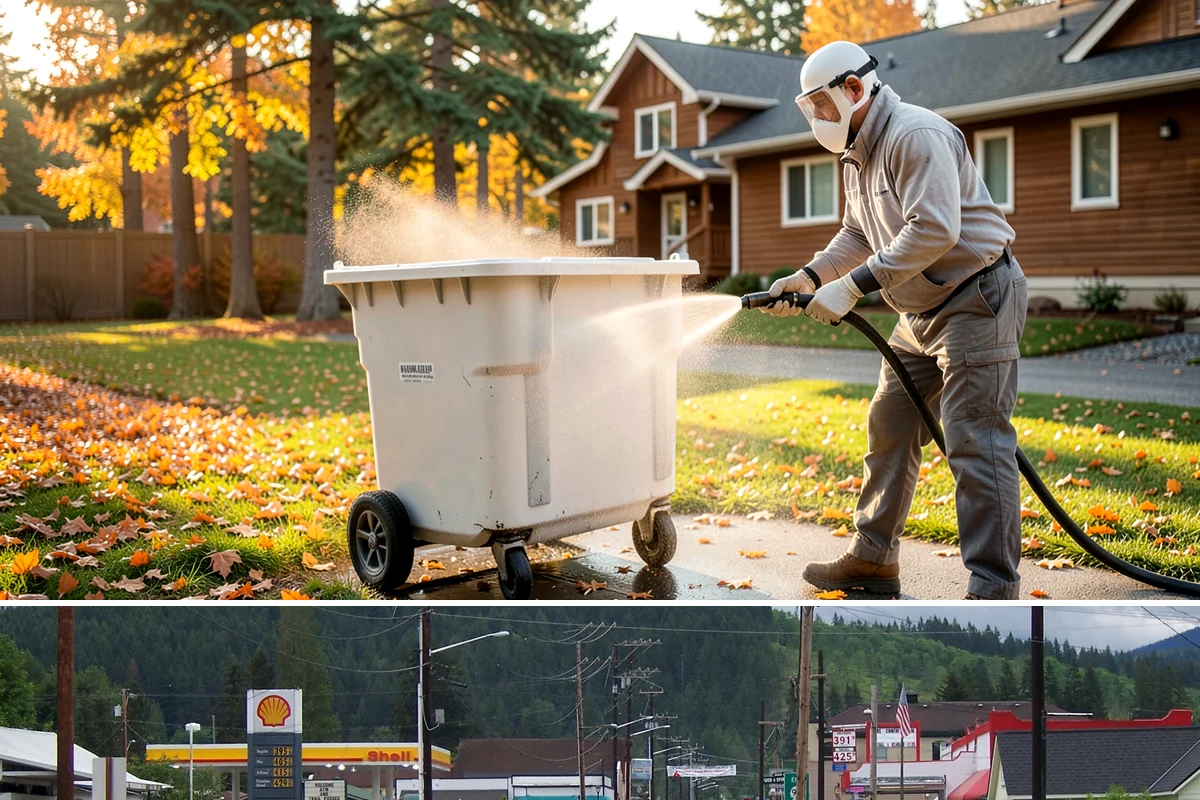 Concrete Stain Removal in Granite Falls, Snohomish County, WA - Warmer, drier days speed the chemical reactions used on stains, so scheduling between May and September delivers the strongest...