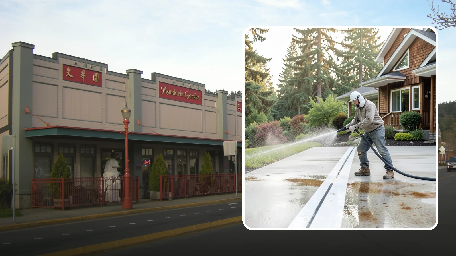 Concrete Stain Removal in Issaquah, King County, WA - Target and lift oil, rust, and tannin stains from concrete using surface-specific treatments rather than blunt pressure alone.