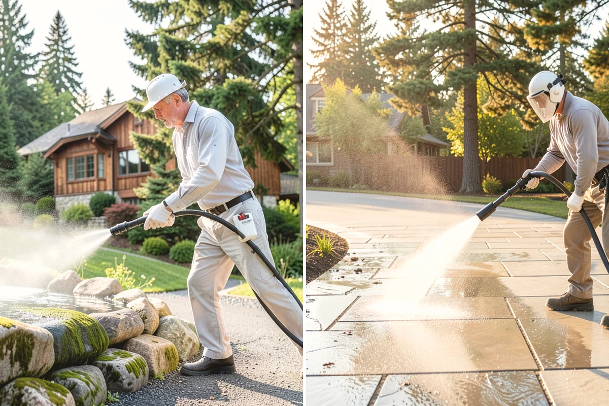 Concrete Stain Removal in Issaquah, King County, WA - Inspect and classify each stain by origin and depth
