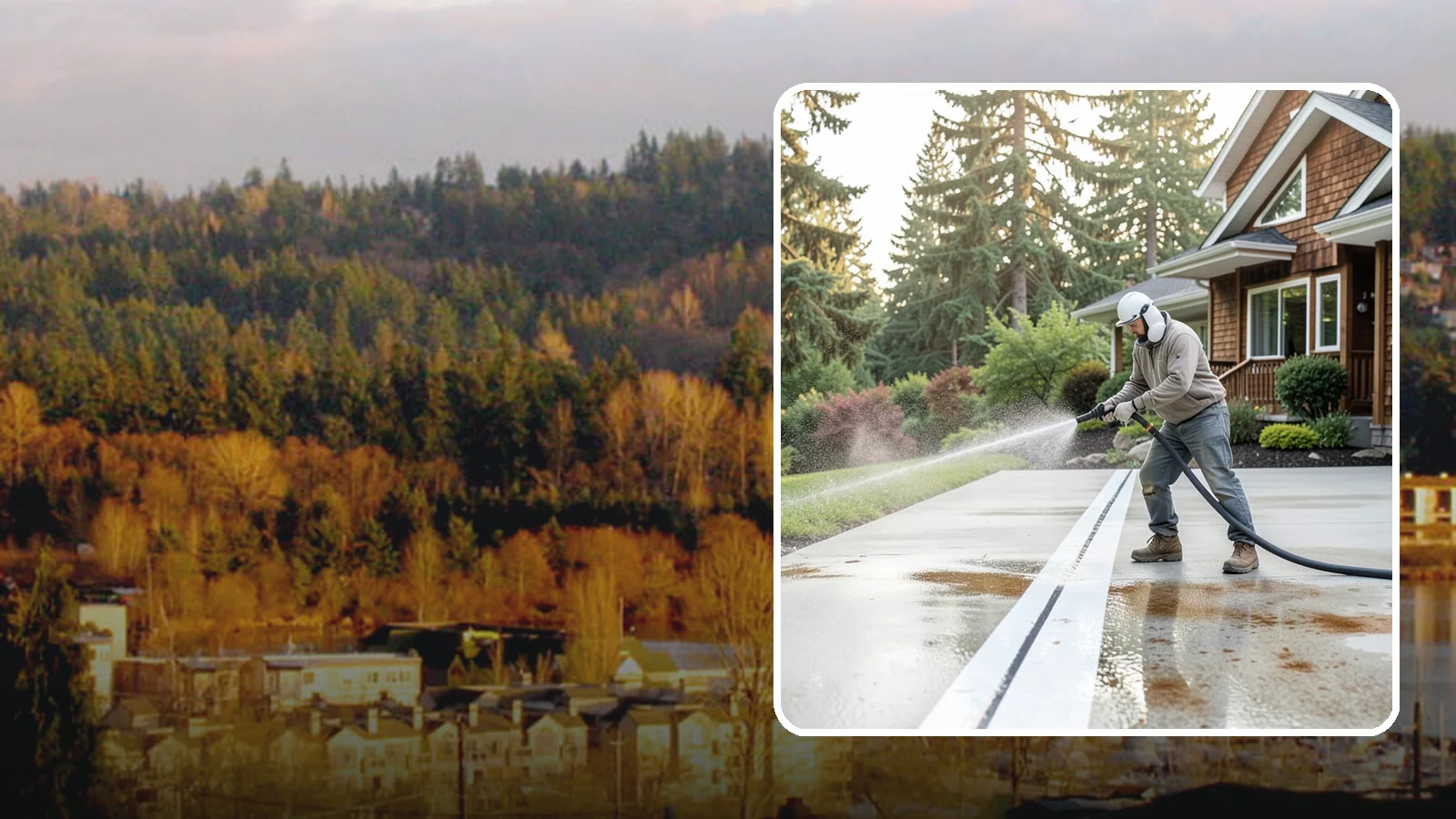 Concrete Stain Removal in Kenmore, King County, WA - Target and lift oil, rust, and tannin stains from concrete using surface-specific treatments rather than blunt pressure alone.