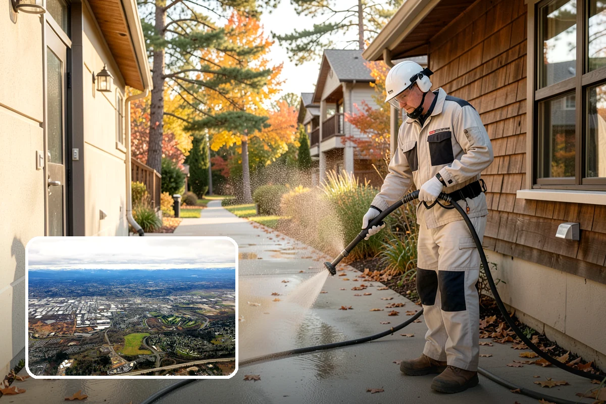 Concrete Stain Removal in Kent, King County, WA - Matches the treatment to the specific stain for a genuine removal