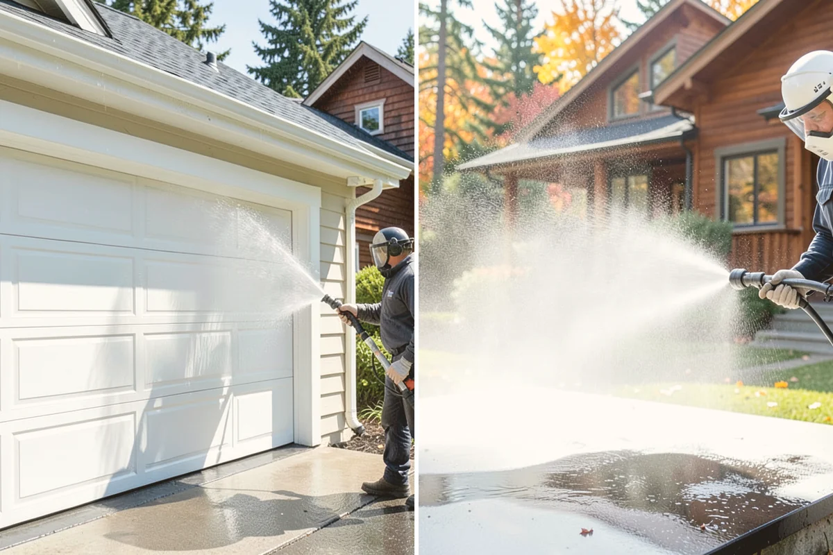 Concrete Stain Removal in Kent, King County, WA - Inspect and classify each stain by origin and depth