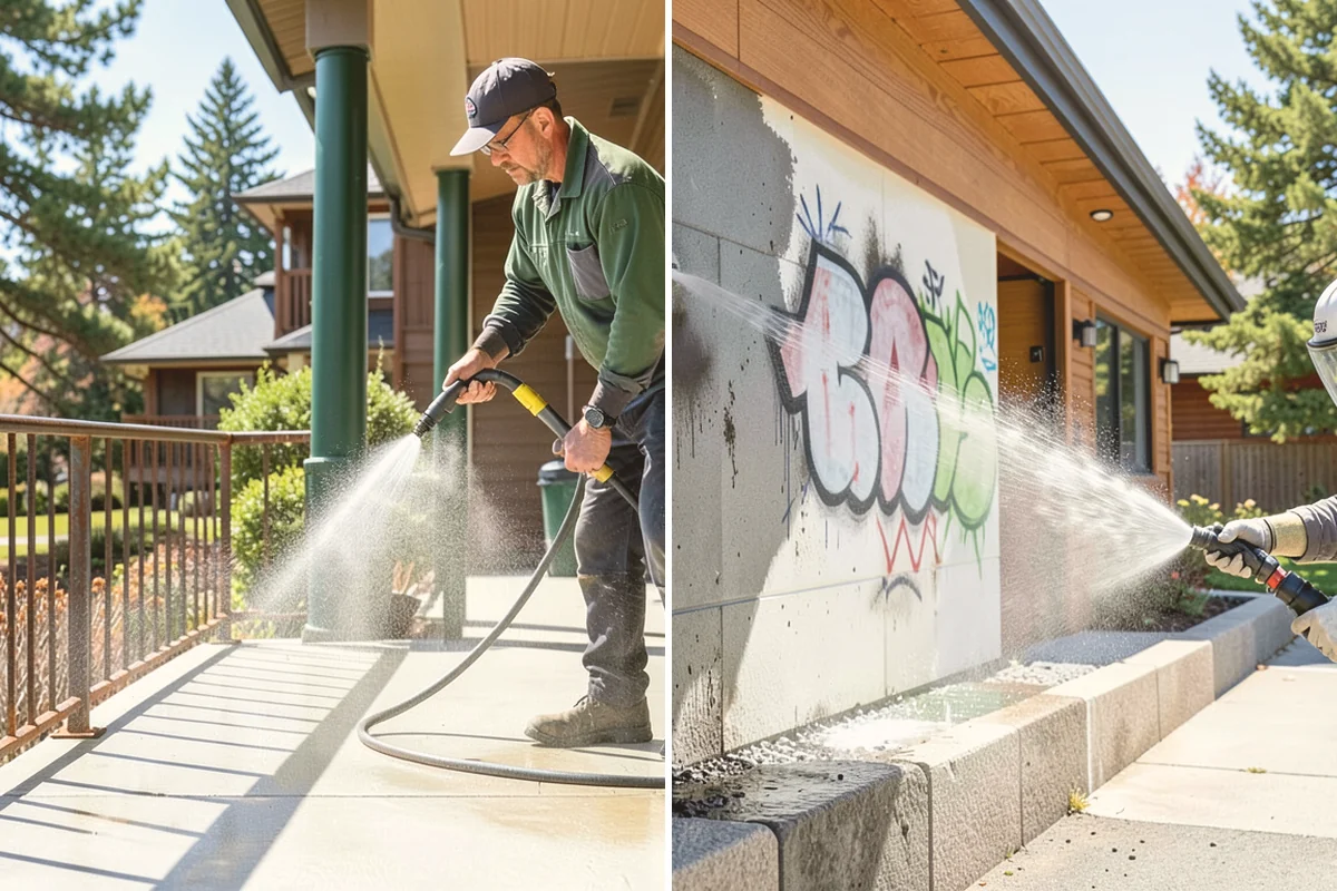 Concrete Stain Removal in Kirkland, King County, WA - Inspect and classify each stain by origin and depth