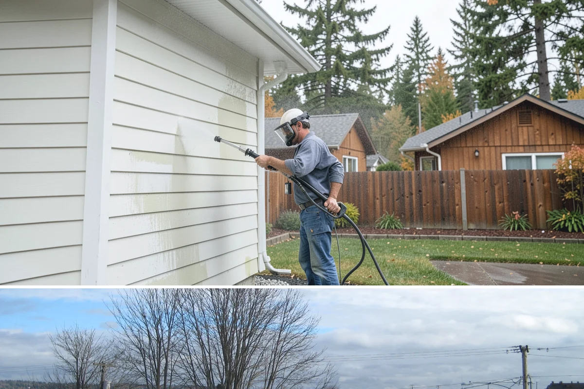 Concrete Stain Removal in Langley, Island County, WA - Warmer, drier days speed the chemical reactions used on stains, so scheduling between May and September delivers the strongest...