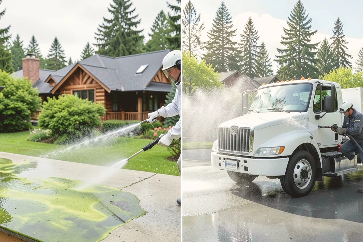 Concrete Stain Removal in Lynnwood, Snohomish County, WA - Inspect and classify each stain by origin and depth