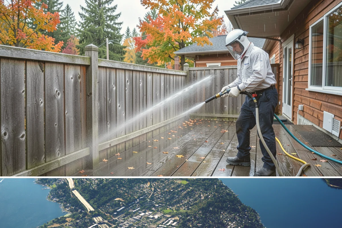 Concrete Stain Removal in Mercer Island, King County, WA - Warmer, drier days speed the chemical reactions used on stains, so scheduling between May and September delivers the strongest...