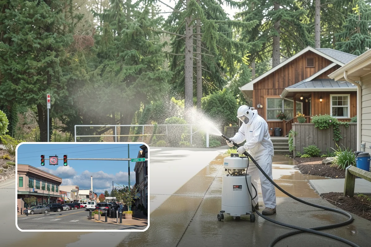 Concrete Stain Removal in Monroe, Snohomish County, WA - Matches the treatment to the specific stain for a genuine removal