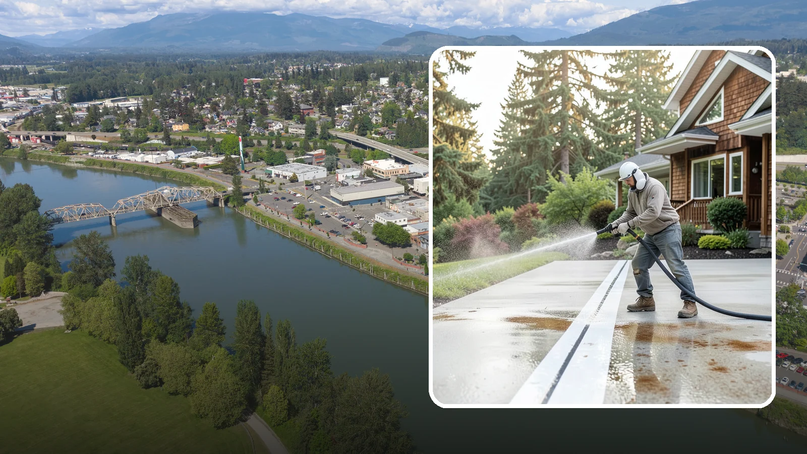 Concrete Stain Removal in Mount Vernon, Skagit County, WA - Target and lift oil, rust, and tannin stains from concrete using surface-specific treatments rather than blunt pressure alone.