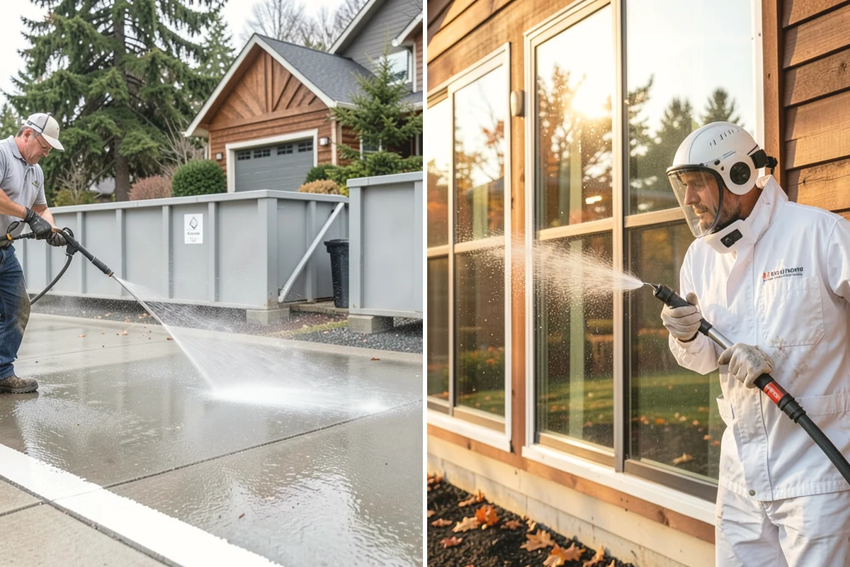 Concrete Stain Removal in Mountlake Terrace, Snohomish County, WA - Inspect and classify each stain by origin and depth