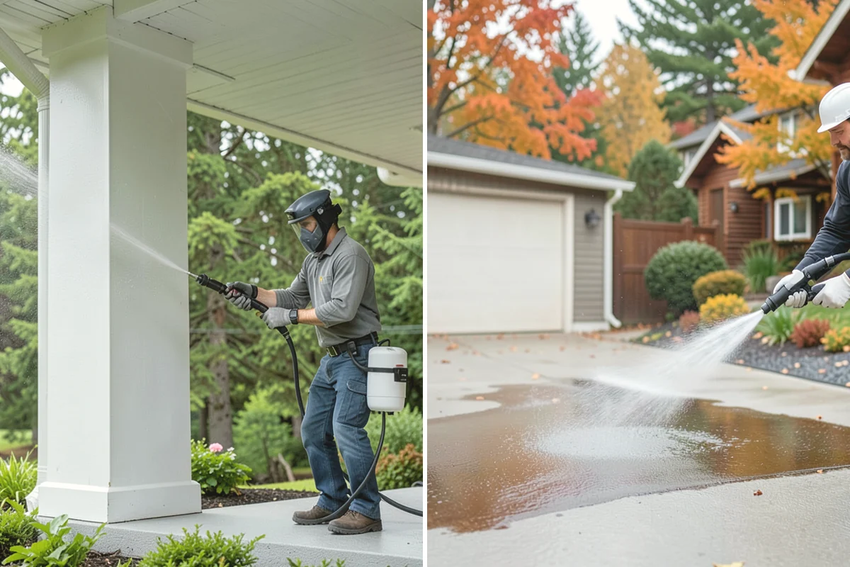 Concrete Stain Removal in Mukilteo, Snohomish County, WA - Inspect and classify each stain by origin and depth