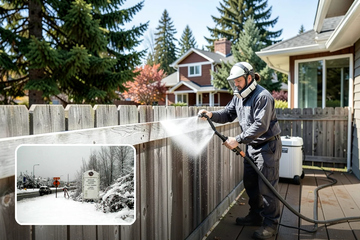 Concrete Stain Removal in Newcastle, King County, WA - Matches the treatment to the specific stain for a genuine removal