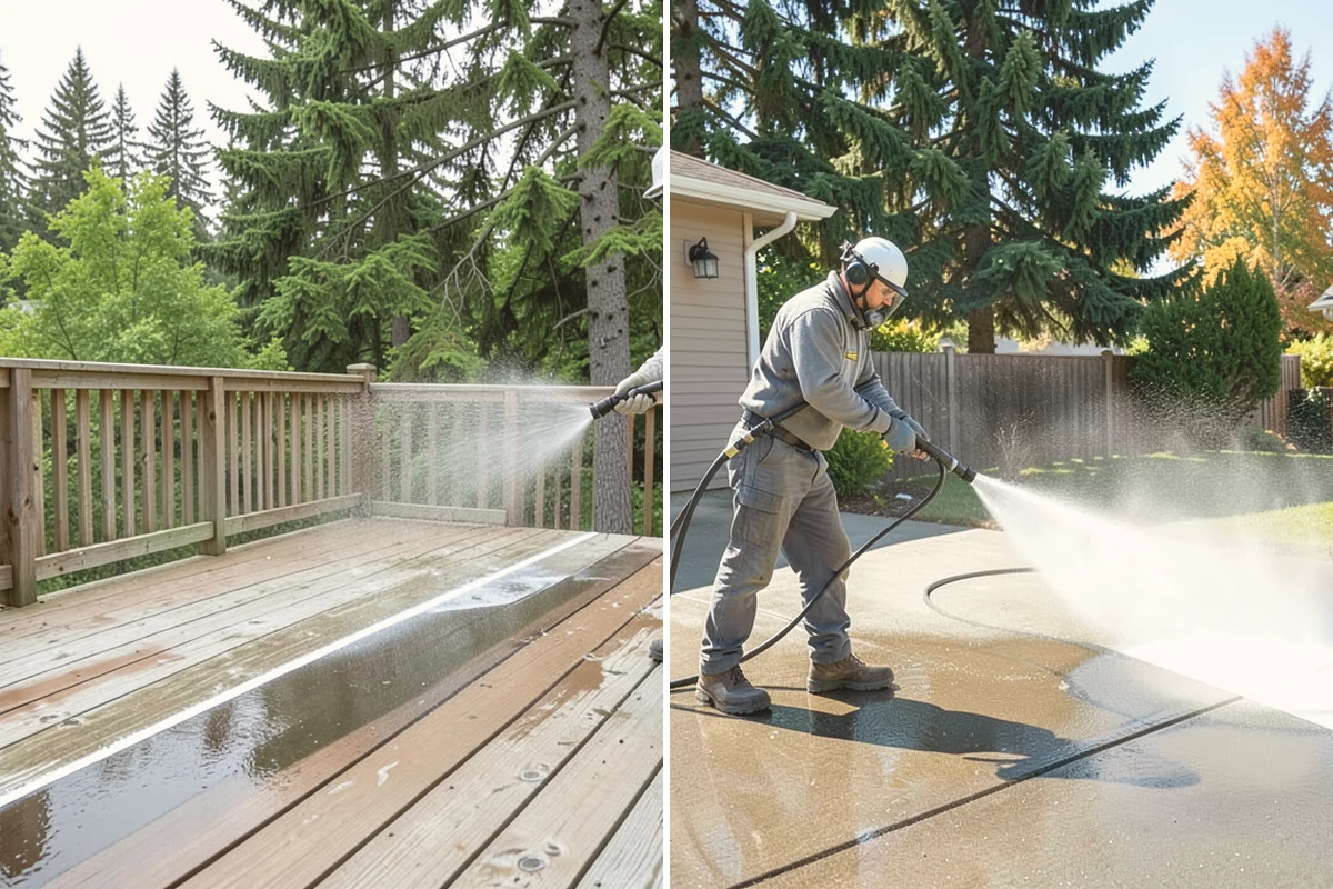 Concrete Stain Removal in Newcastle, King County, WA - Inspect and classify each stain by origin and depth