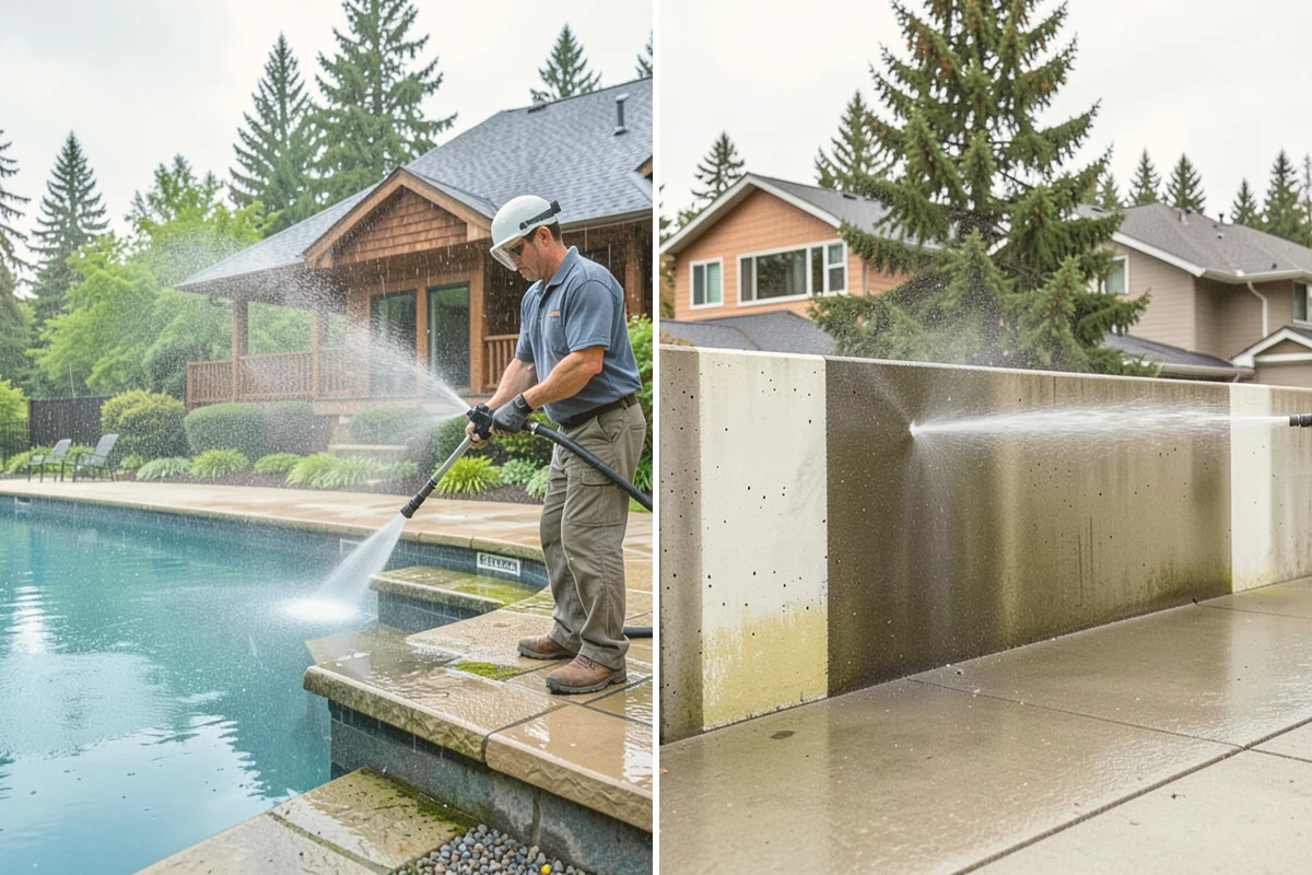 Concrete Stain Removal in Orting, Pierce County, WA - Inspect and classify each stain by origin and depth