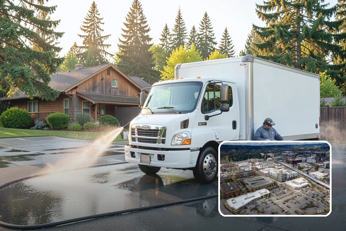 Concrete Stain Removal in Redmond, King County, WA - Matches the treatment to the specific stain for a genuine removal