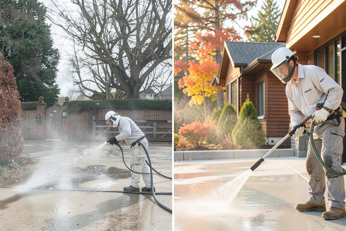Concrete Stain Removal in Redmond, King County, WA - Inspect and classify each stain by origin and depth