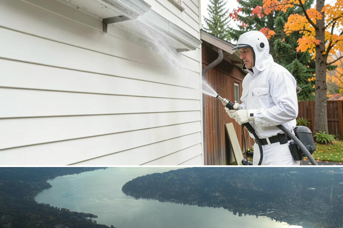 Concrete Stain Removal in Sammamish, King County, WA - Warmer, drier days speed the chemical reactions used on stains, so scheduling between May and September delivers the strongest...
