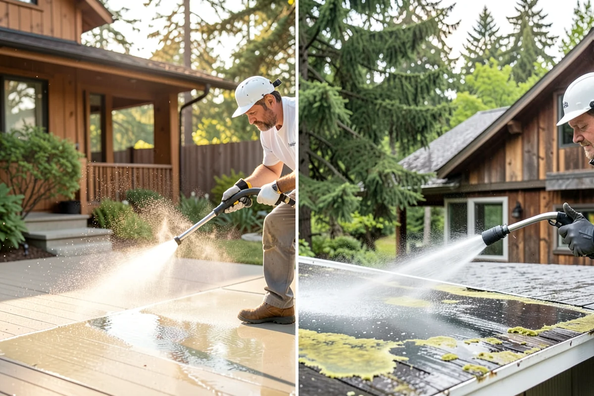 Concrete Stain Removal in Sedro-Woolley, Skagit County, WA - Inspect and classify each stain by origin and depth