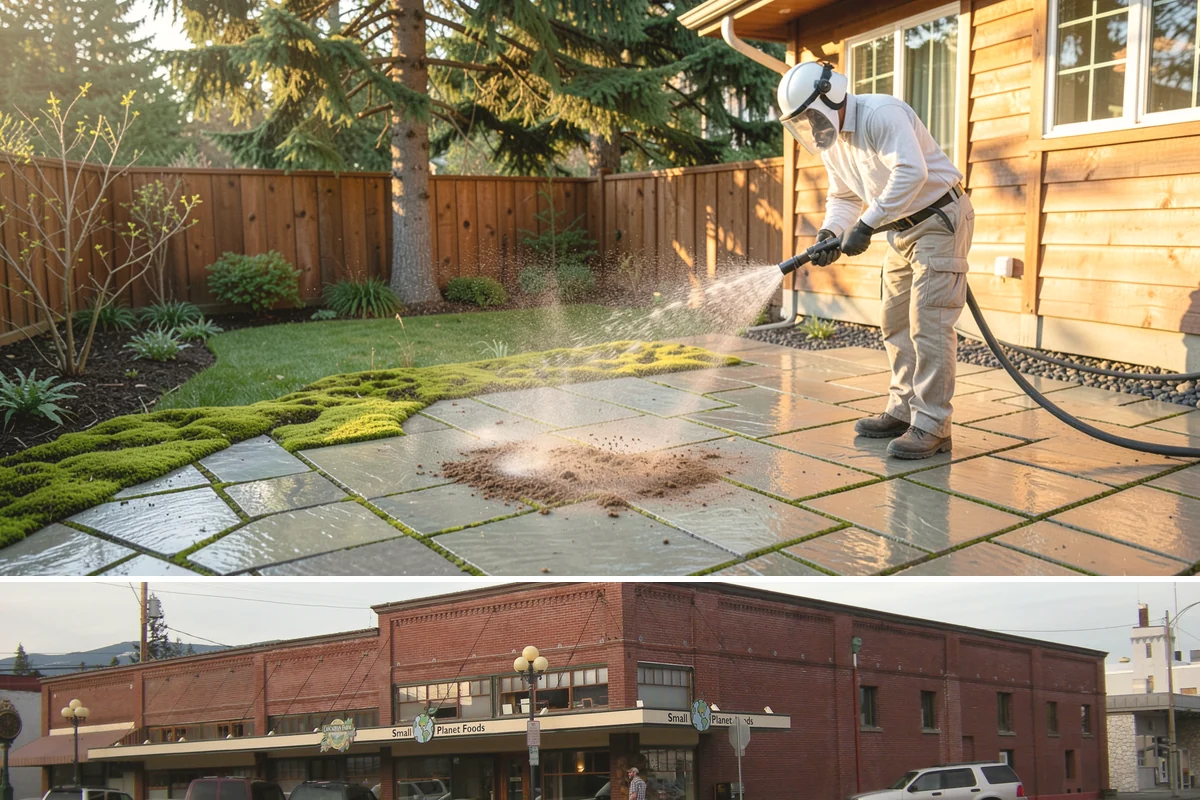 Concrete Stain Removal in Sedro-Woolley, Skagit County, WA - Warmer, drier days speed the chemical reactions used on stains, so scheduling between May and September delivers the strongest...