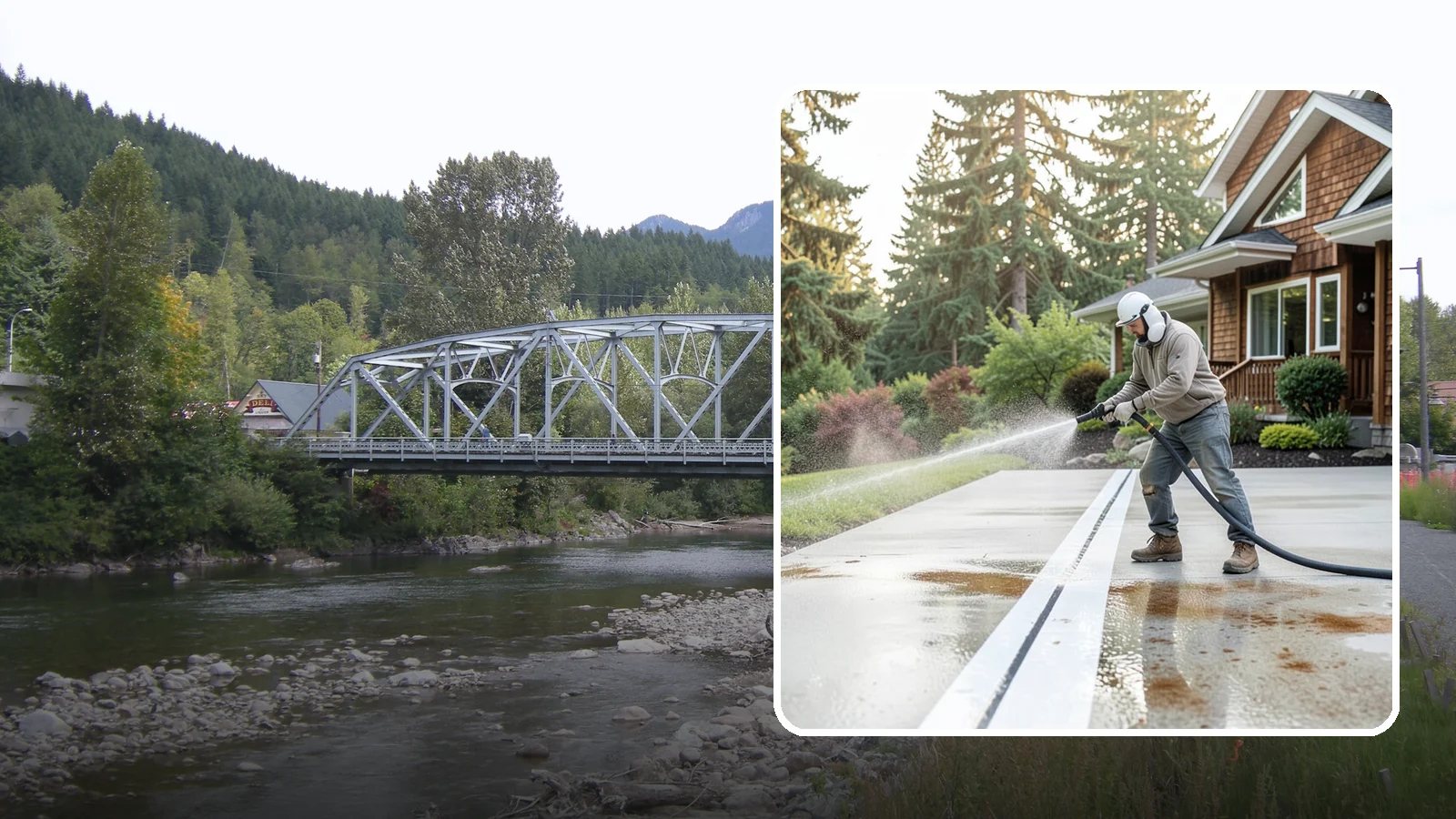 Concrete Stain Removal in Skykomish, King County, WA - Target and lift oil, rust, and tannin stains from concrete using surface-specific treatments rather than blunt pressure alone.