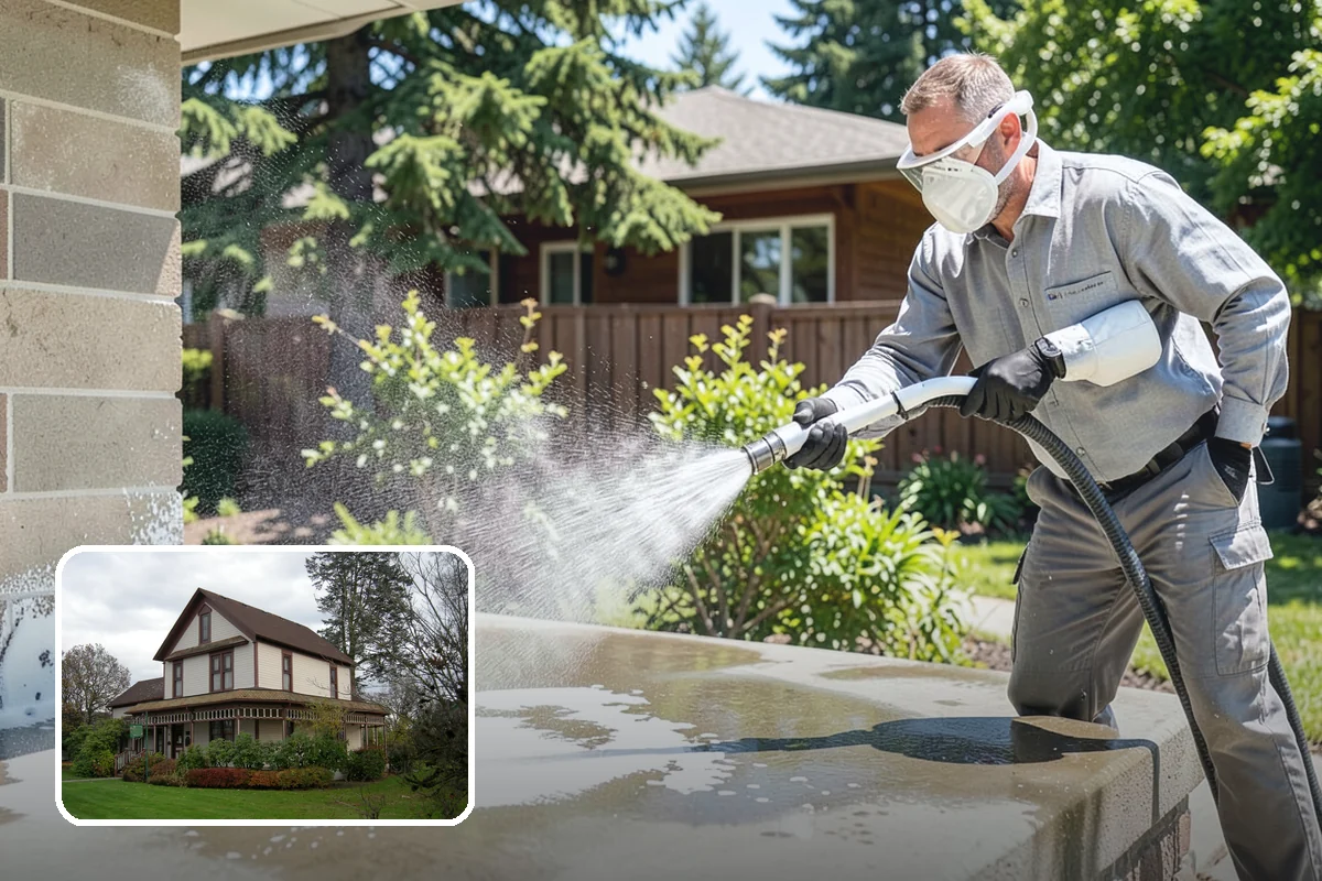 Concrete Stain Removal in Sumner, Pierce County, WA - Matches the treatment to the specific stain for a genuine removal