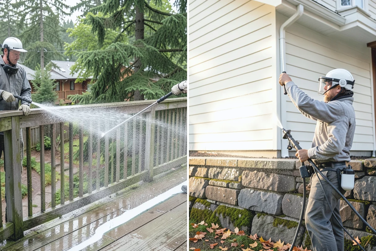 Concrete Stain Removal in Sumner, Pierce County, WA - Inspect and classify each stain by origin and depth