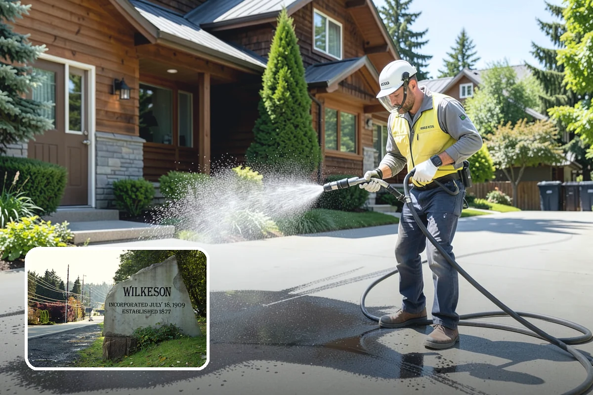 Concrete Stain Removal in Wilkeson, Pierce County, WA - Matches the treatment to the specific stain for a genuine removal