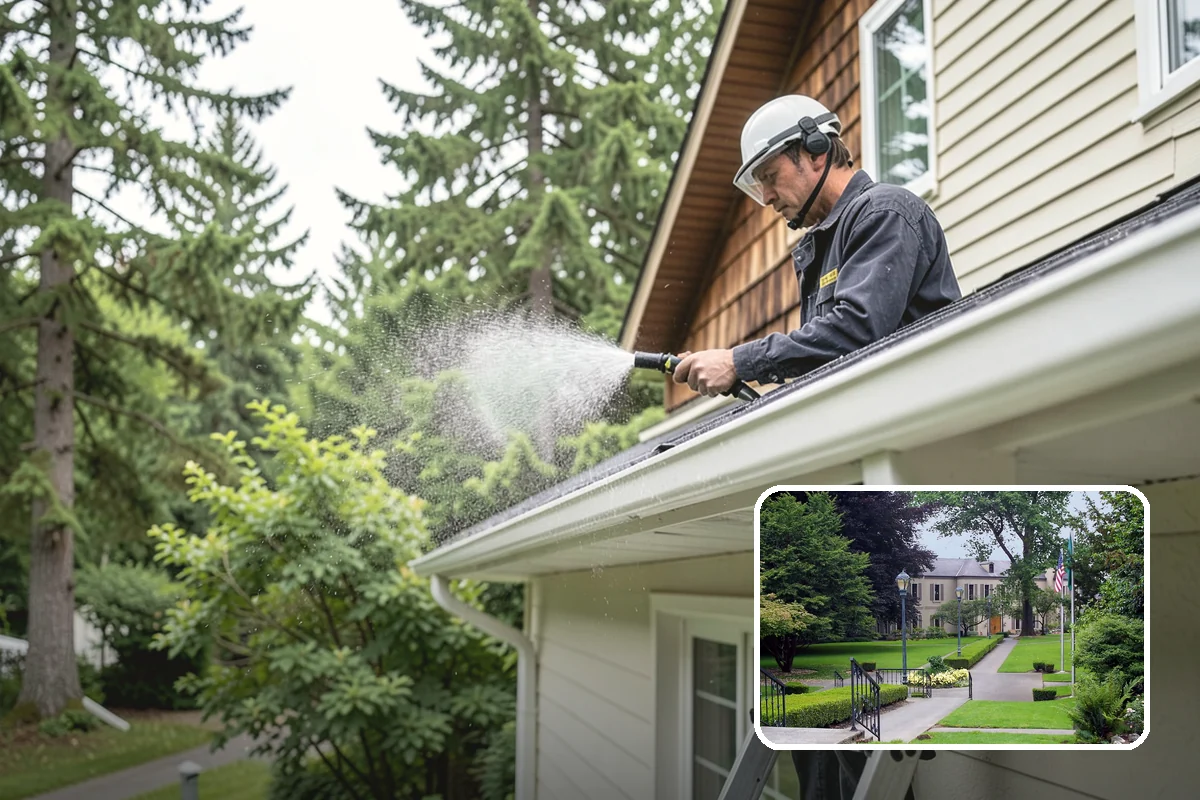 Concrete Stain Removal in Woodinville, King County, WA - Matches the treatment to the specific stain for a genuine removal