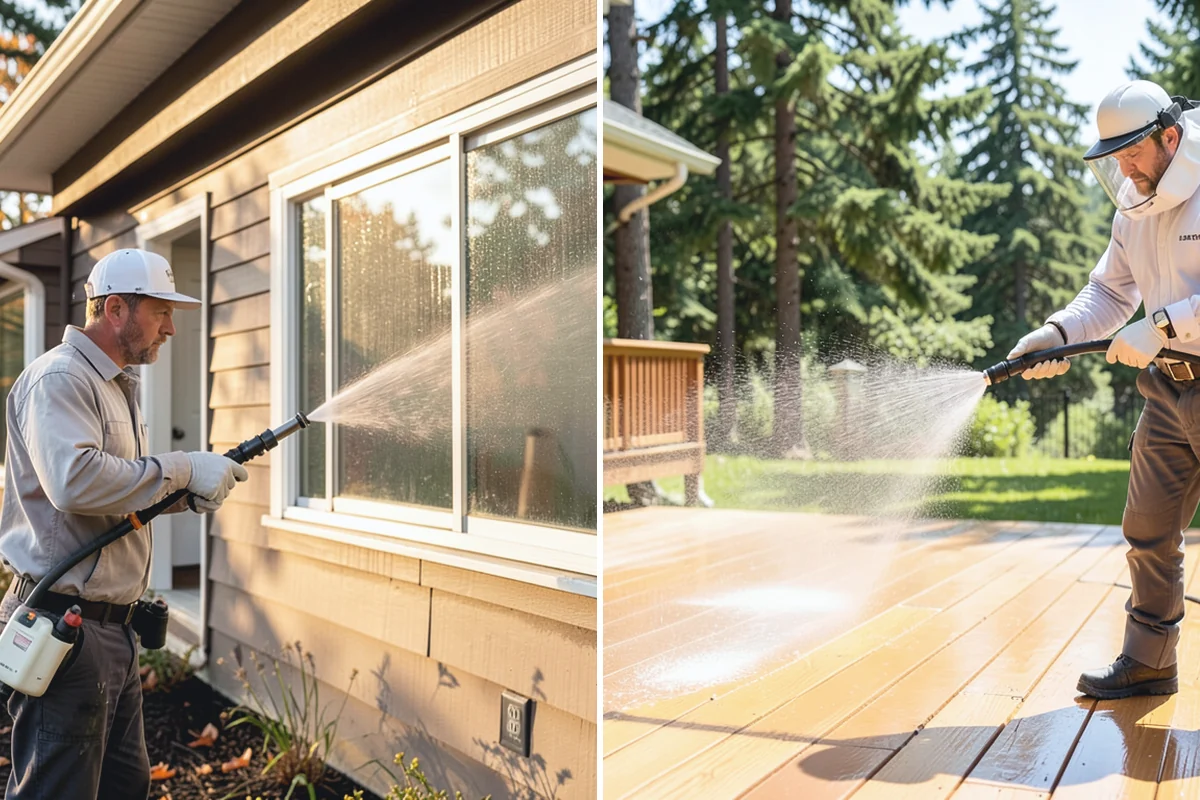 Concrete Stain Removal in Woodinville, King County, WA - Inspect and classify each stain by origin and depth