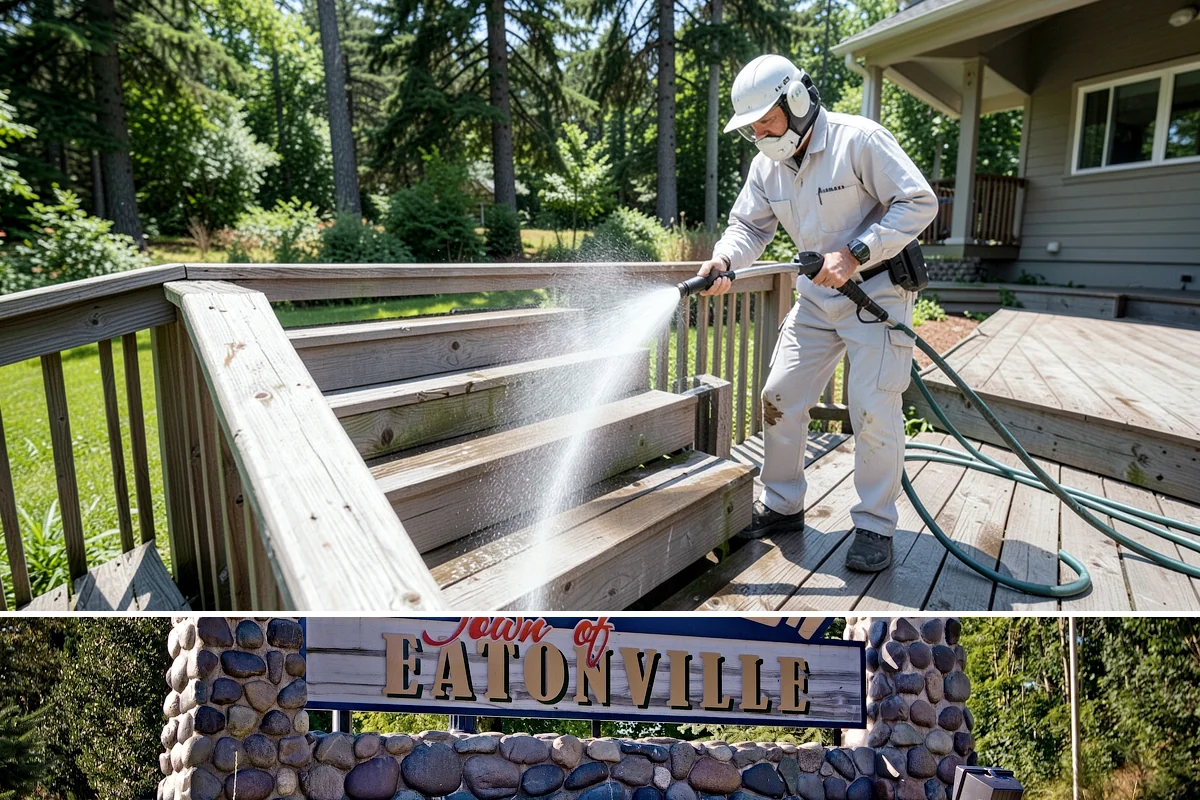 Concrete Surface Cleaning in Eatonville, Pierce County, WA - Clean concrete surfaces in spring or summer once the weather dries out, clearing the film that builds through the wet season.