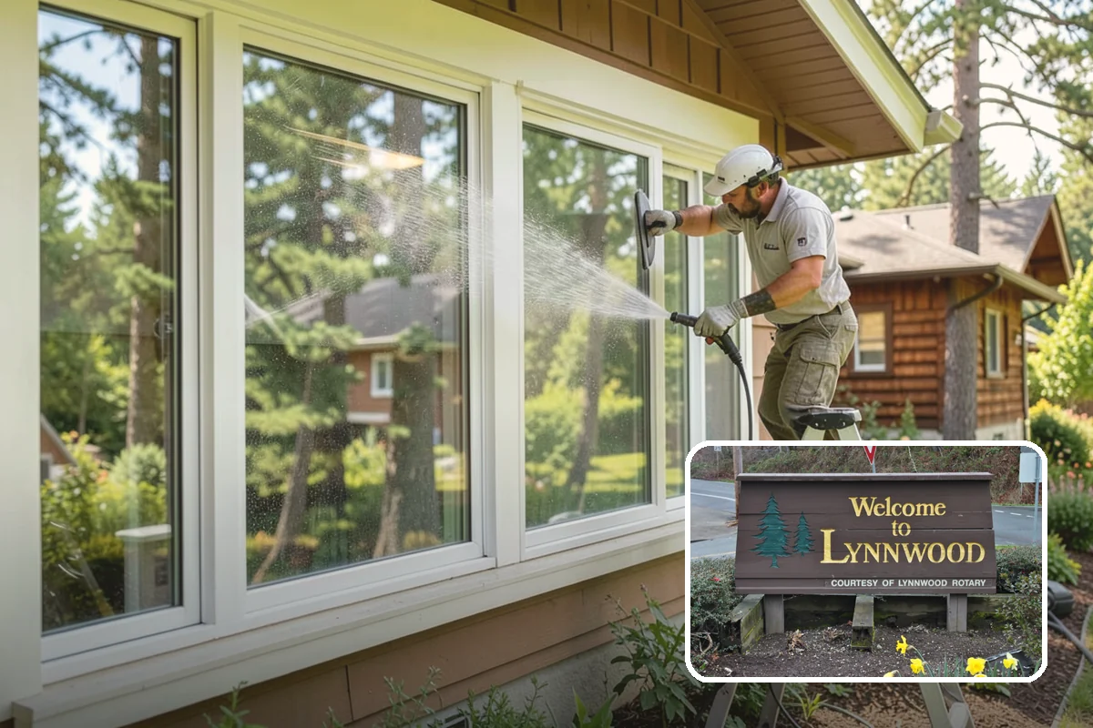 Concrete Surface Cleaning in Lynnwood, Snohomish County, WA - Removes green film, dirt, and organic staining