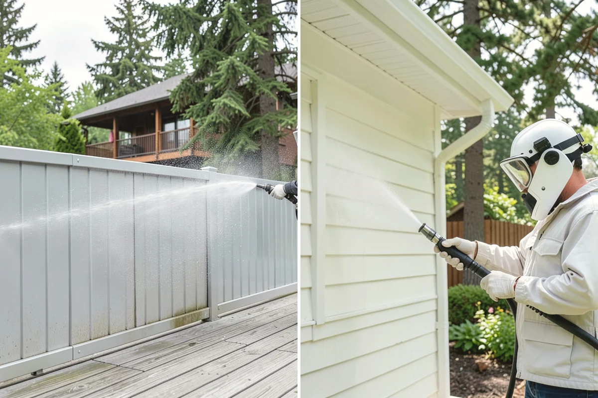 Concrete Surface Cleaning in Oak Harbor, Island County, WA - Clear debris and pre-treat organic growth