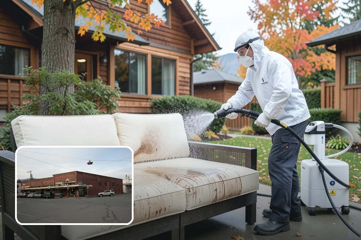 Concrete Surface Cleaning in Sedro-Woolley, Skagit County, WA - Removes green film, dirt, and organic staining