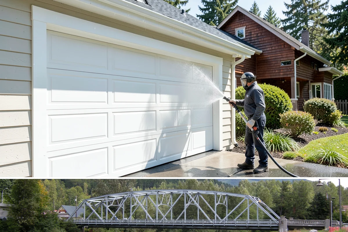 Concrete Surface Cleaning in Skykomish, King County, WA - Clean concrete surfaces in spring or summer once the weather dries out, clearing the film that builds through the wet season.