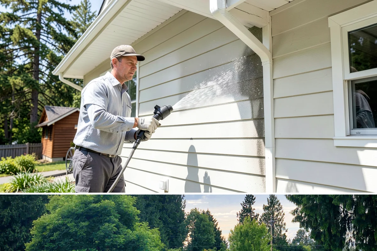 Concrete Walkway Cleaning in Bonney Lake, Pierce County, WA - Plan concrete walkway cleaning for a drier window from May to September so the slab can cure between rains.