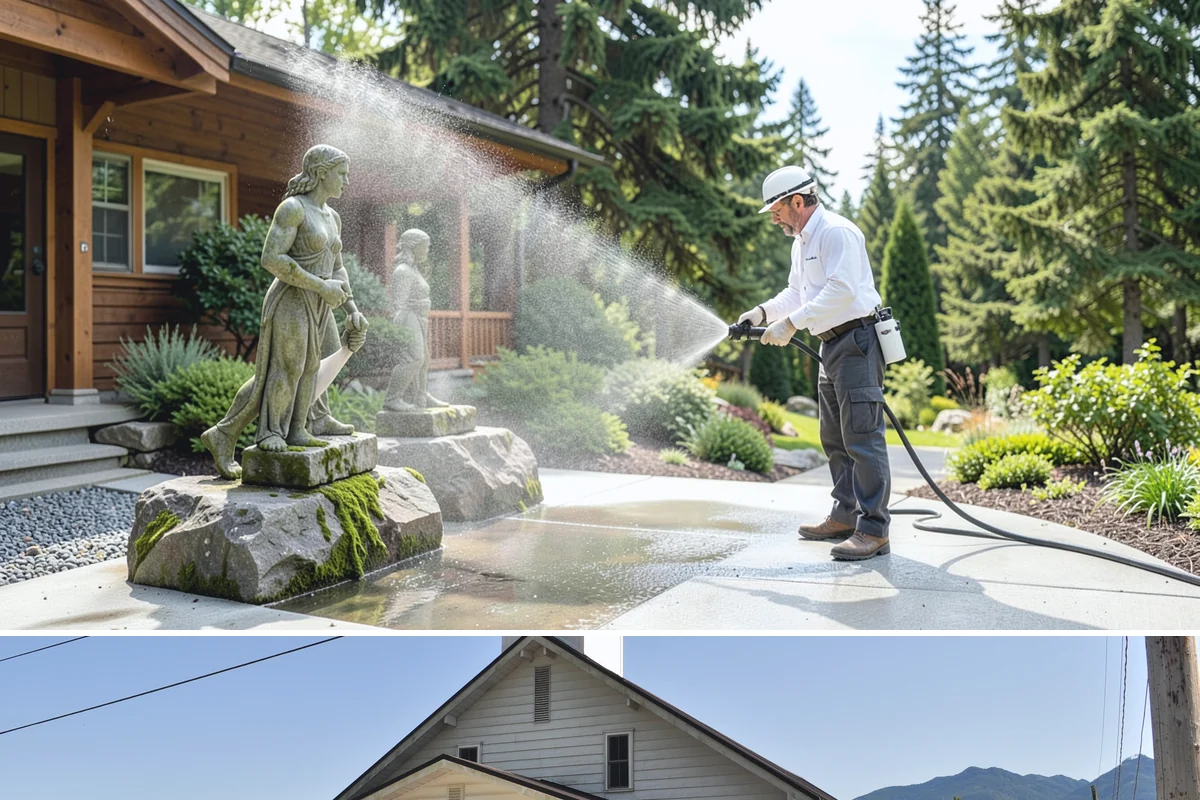 Concrete Walkway Cleaning in Concrete, Skagit County, WA - Plan concrete walkway cleaning for a drier window from May to September so the slab can cure between rains.