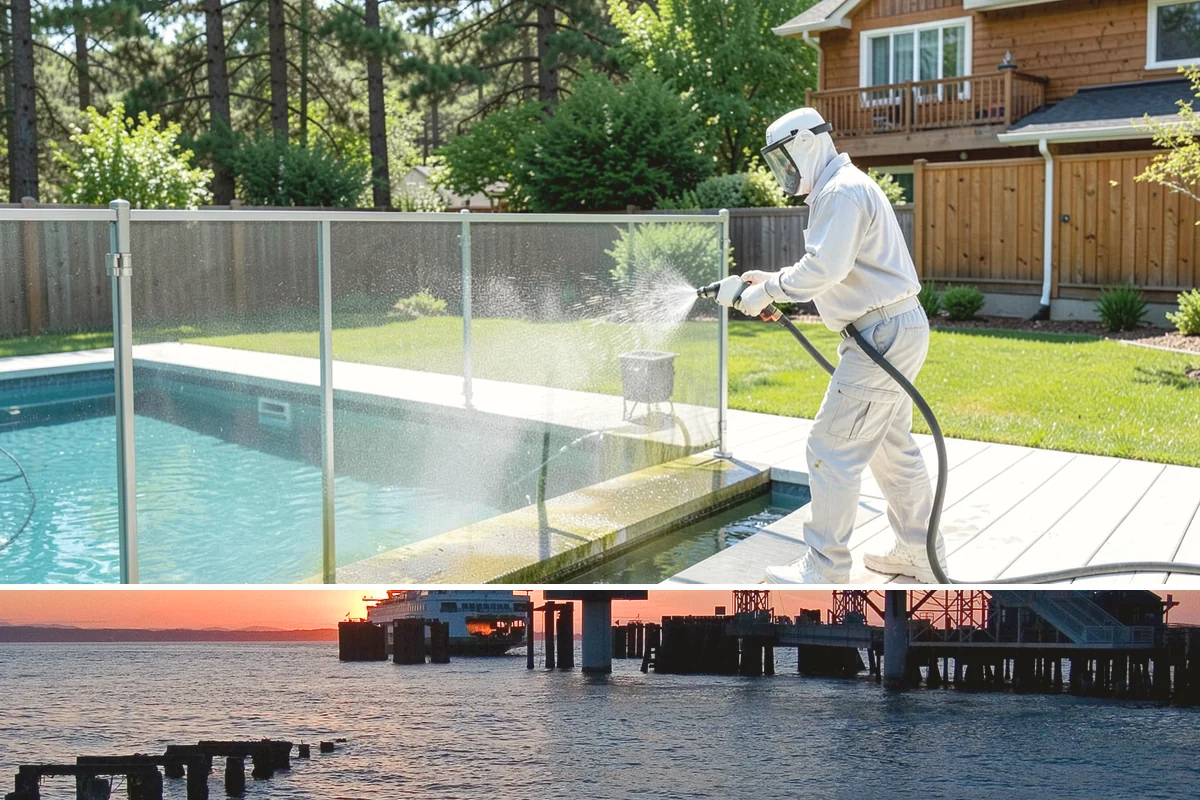 Concrete Walkway Cleaning in Edmonds, Snohomish County, WA - Plan concrete walkway cleaning for a drier window from May to September so the slab can cure between rains.