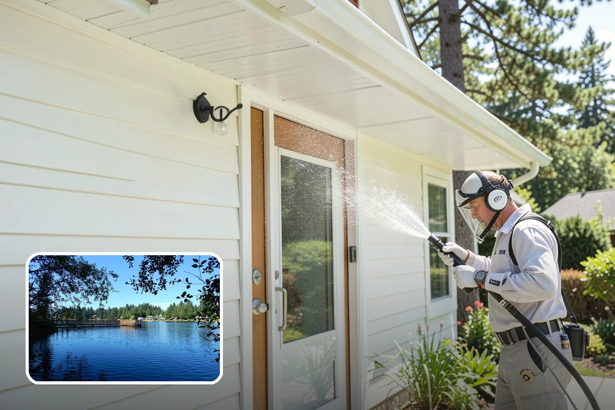 Concrete Walkway Cleaning in Federal Way, King County, WA - Lifts embedded grime from porous concrete