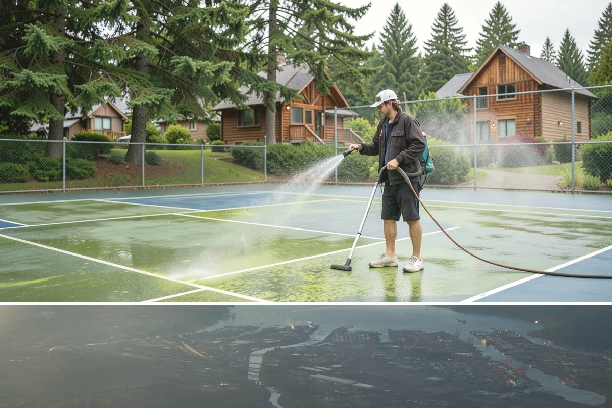 Concrete Walkway Cleaning in Fife, Pierce County, WA - Plan concrete walkway cleaning for a drier window from May to September so the slab can cure between rains.