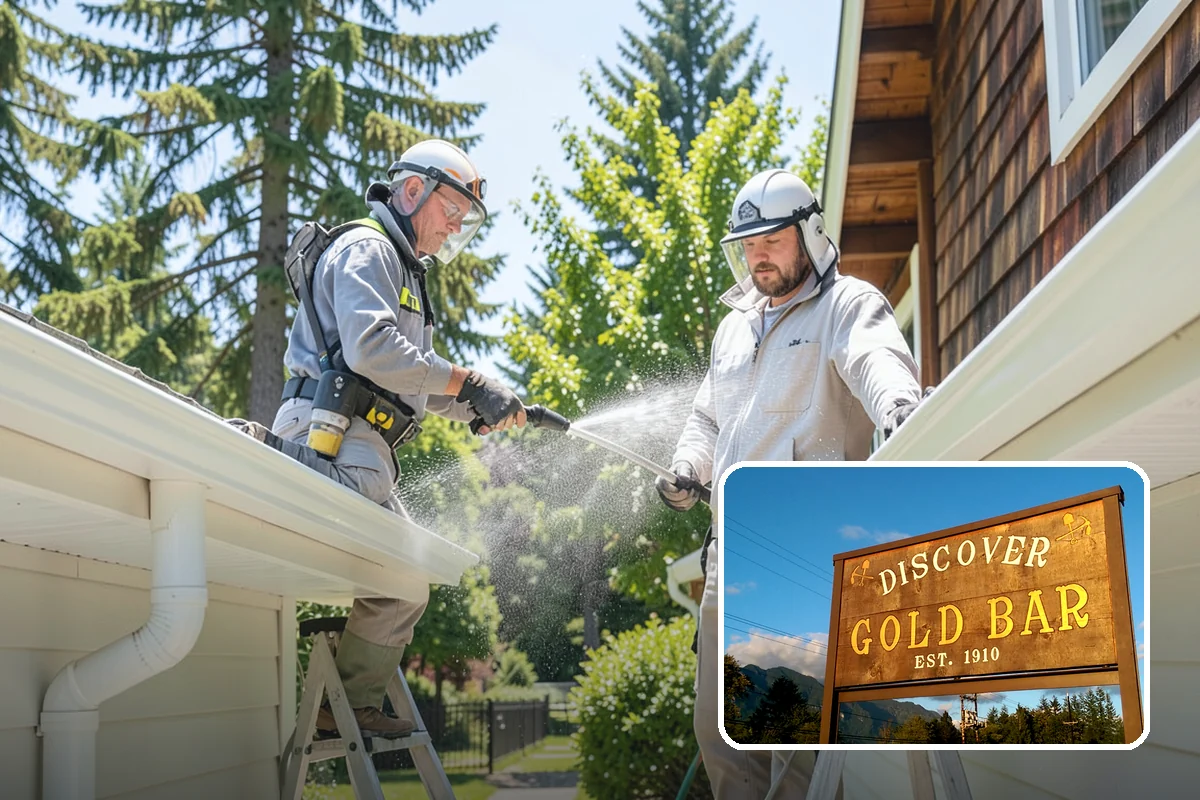 Concrete Walkway Cleaning in Gold Bar, Snohomish County, WA - Lifts embedded grime from porous concrete