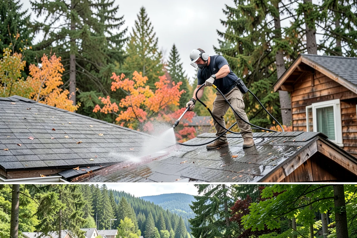 Concrete Walkway Cleaning in Lake Forest Park, King County, WA - Plan concrete walkway cleaning for a drier window from May to September so the slab can cure between rains.