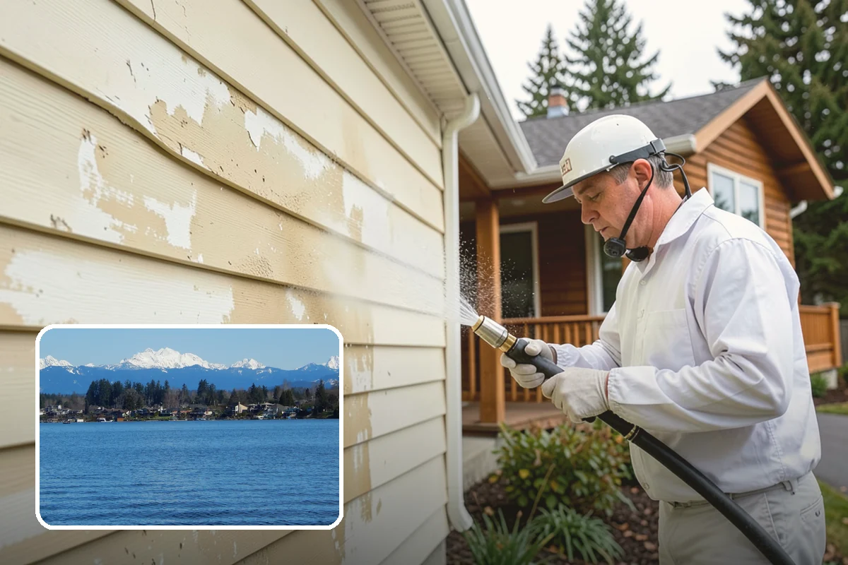 Concrete Walkway Cleaning in Lake Stevens, Snohomish County, WA - Lifts embedded grime from porous concrete