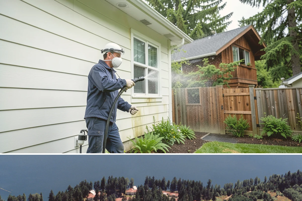 Concrete Walkway Cleaning in Lakewood, Pierce County, WA - Plan concrete walkway cleaning for a drier window from May to September so the slab can cure between rains.