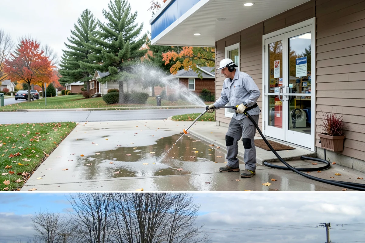 Concrete Walkway Cleaning in Langley, Island County, WA - Plan concrete walkway cleaning for a drier window from May to September so the slab can cure between rains.