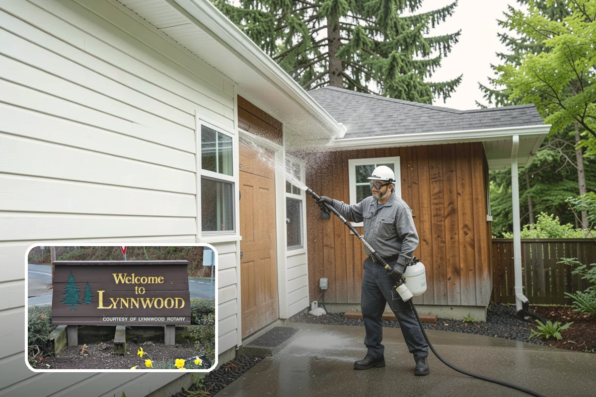 Concrete Walkway Cleaning in Lynnwood, Snohomish County, WA - Lifts embedded grime from porous concrete