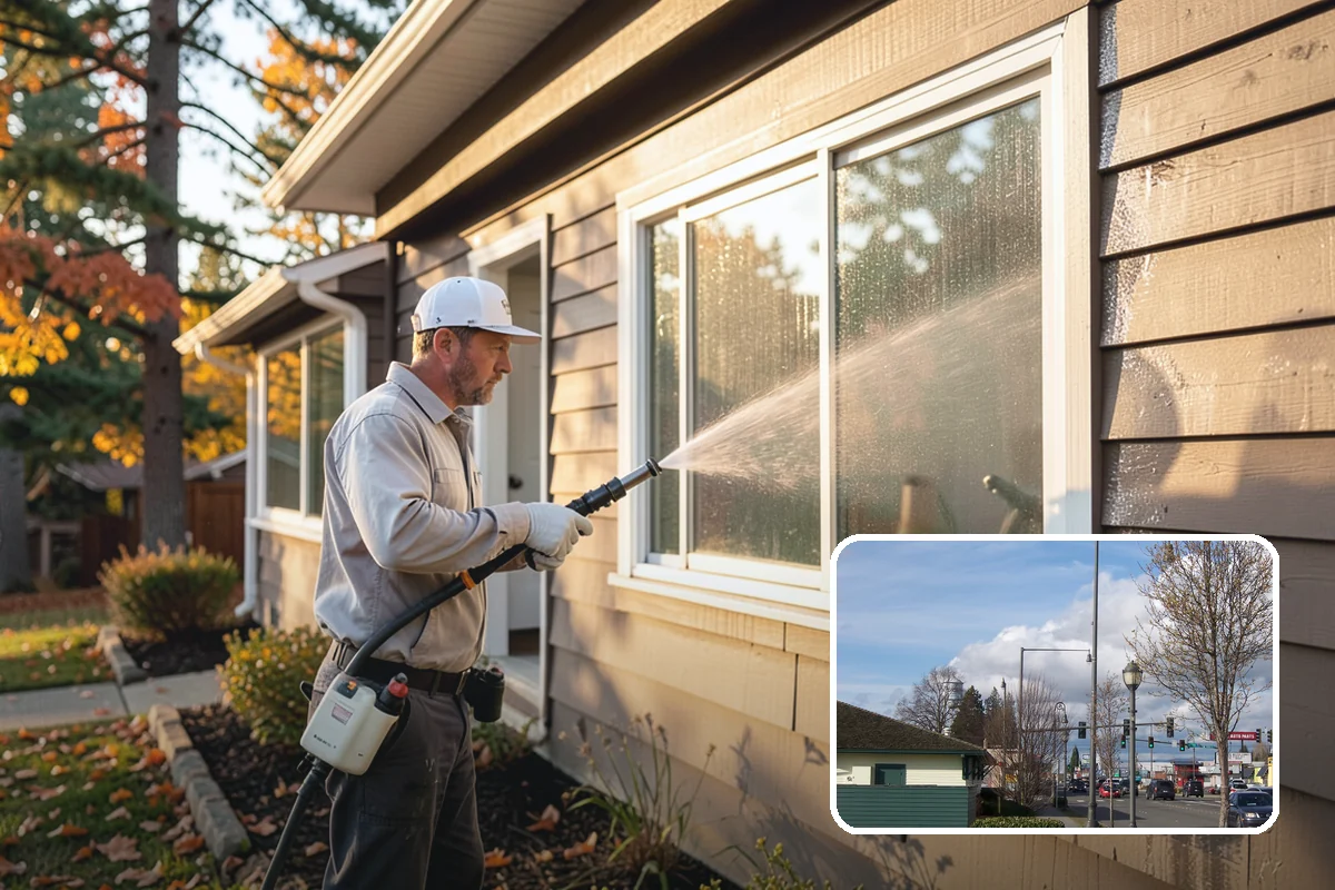 Concrete Walkway Cleaning in Marysville, Snohomish County, WA - Lifts embedded grime from porous concrete