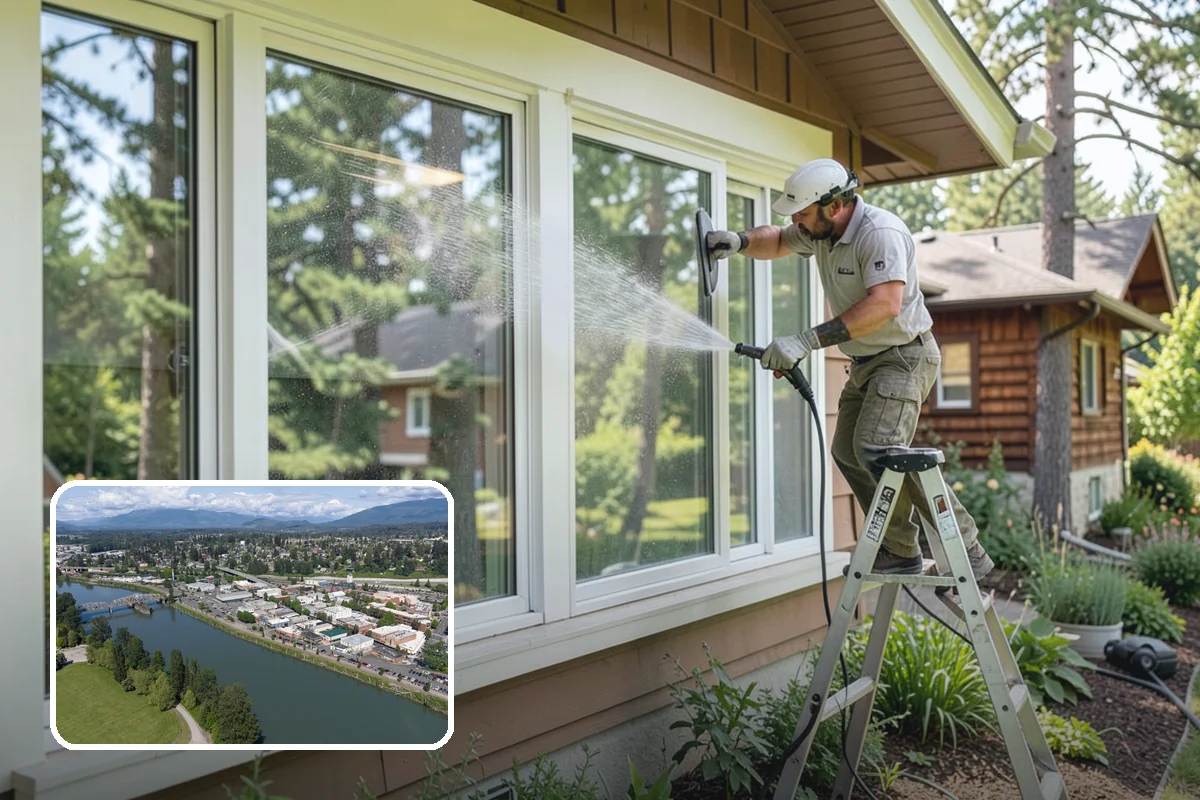 Concrete Walkway Cleaning in Mount Vernon, Skagit County, WA - Lifts embedded grime from porous concrete