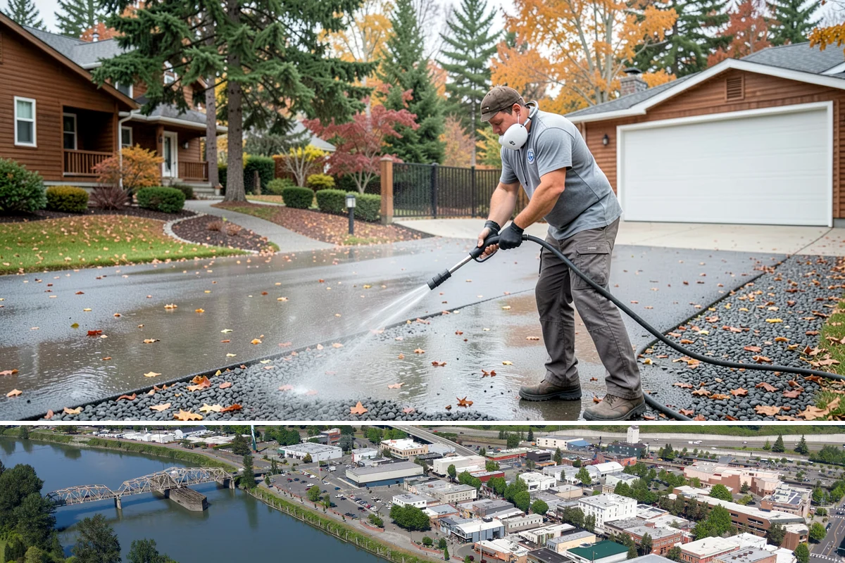 Concrete Walkway Cleaning in Mount Vernon, Skagit County, WA - Plan concrete walkway cleaning for a drier window from May to September so the slab can cure between rains.